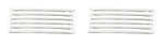 Engine Deck Lid Trim  -  2 piece grille set  -  aluminum -   Bug  -  6425
