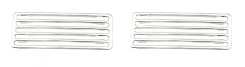 Engine Deck Lid Trim  -  2 piece grille set  -  aluminum -   Bug  -  6425