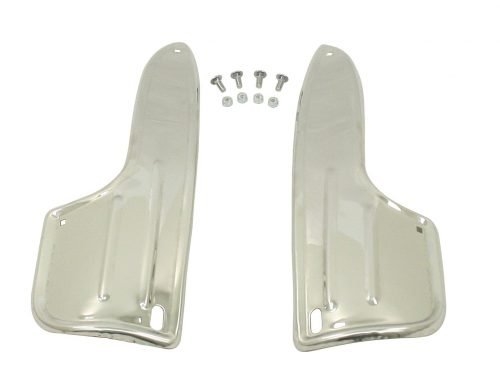 Vintage Fender Guards  -  Polished - Rear - Bug  -  Pair  - w/hardware   -  6444