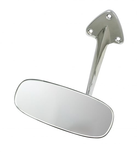 Inside Rear View Mirrors - Bug  Sedan  thru 1965-67 - Chrome Plated Metal  -  98-8578 - (Bulk  P/N:113 857 511B)